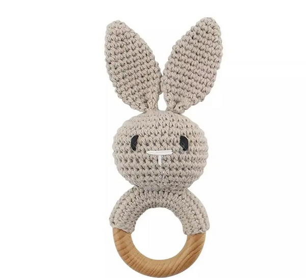 Anneau de Dentition en Bois Naturel